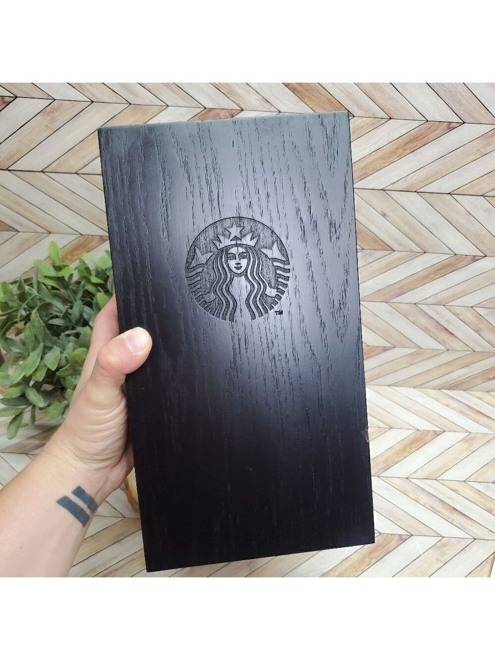 Starbucks Black Wood Box 30th Anniversary Tumbler
